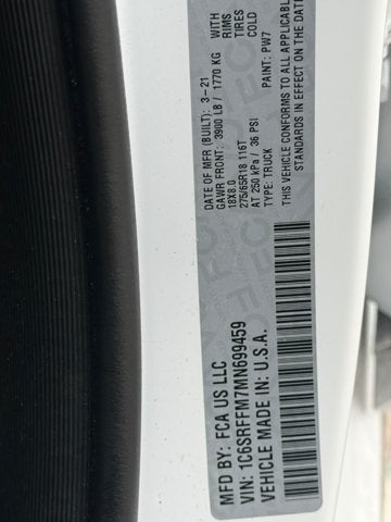 2021 RAM 1500 Big Horn