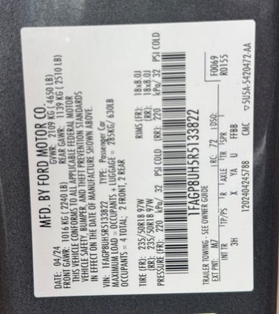 2024 Ford Mustang EcoBoost