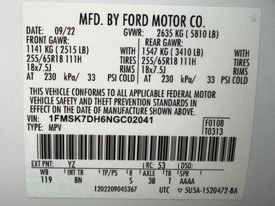 2022 Ford Explorer XLT