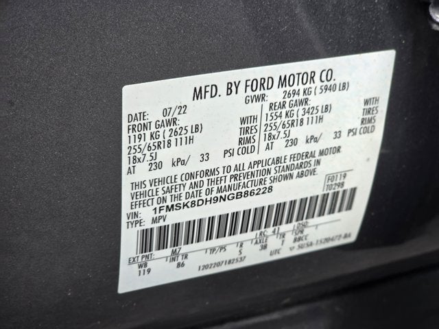 2022 Ford Explorer XLT