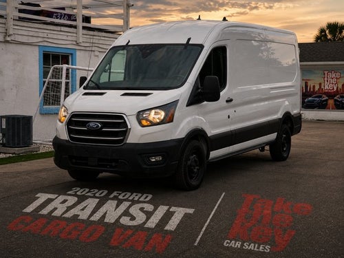 2020 Ford Transit Cargo Van T-250 130" Med Rf 9070 GVWR RWD