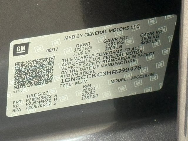 2017 Chevrolet Tahoe Premier