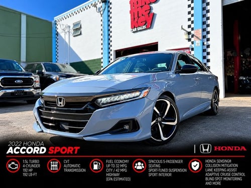2022 Honda Accord Sedan Sport