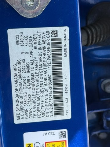 2024 Honda Civic Sedan Sport