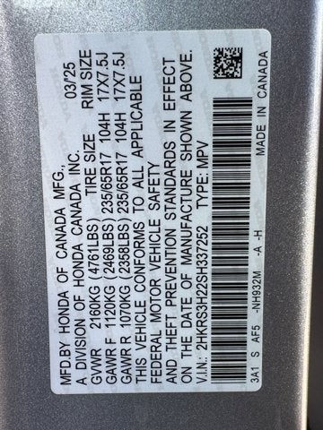 2025 Honda CR-V LX