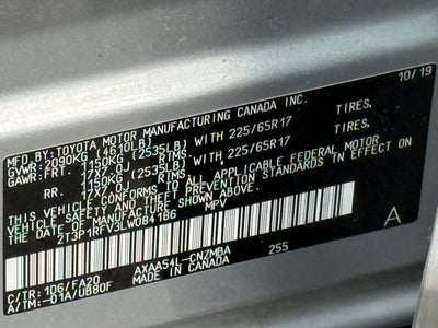2020 Toyota RAV4 XLE
