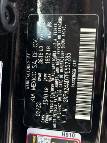 2023 Kia Rio S