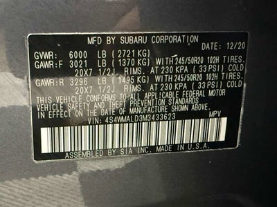 2021 Subaru Ascent Limited