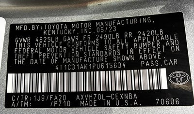 2023 Toyota Camry Hybrid LE