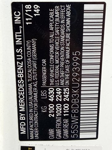 2019 Mercedes-Benz C-Class C 300