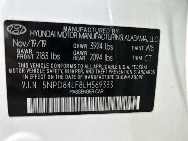 2020 Hyundai Elantra SEL