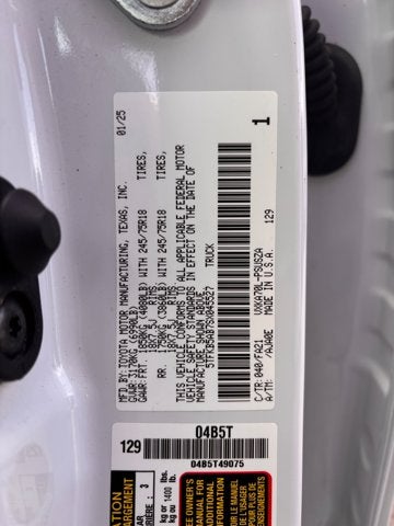2025 Toyota Tundra 2WD SR
