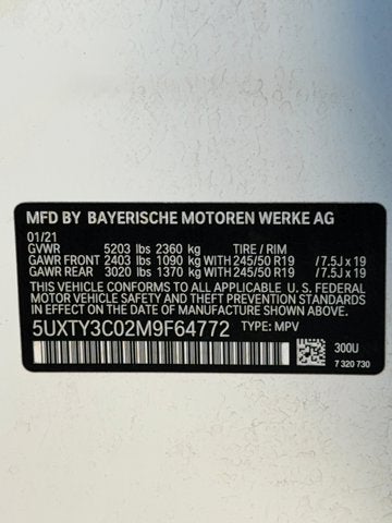 2021 BMW X3 sDrive30i