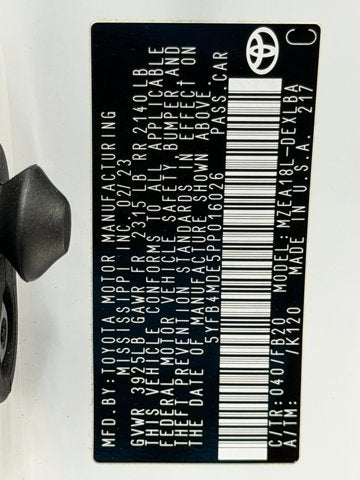 2023 Toyota Corolla LE