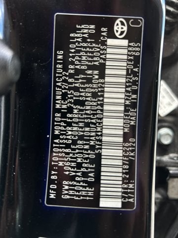 2023 Toyota Corolla SE