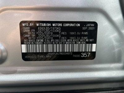 2021 Mitsubishi Outlander Sport S