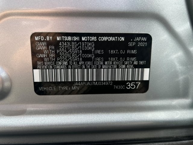 2021 Mitsubishi Outlander Sport S