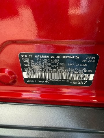 2025 Mitsubishi Outlander Sport SE