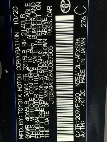 2021 Toyota Corolla SE