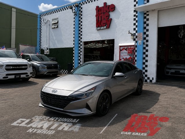 2023 Hyundai Elantra Hybrid Blue