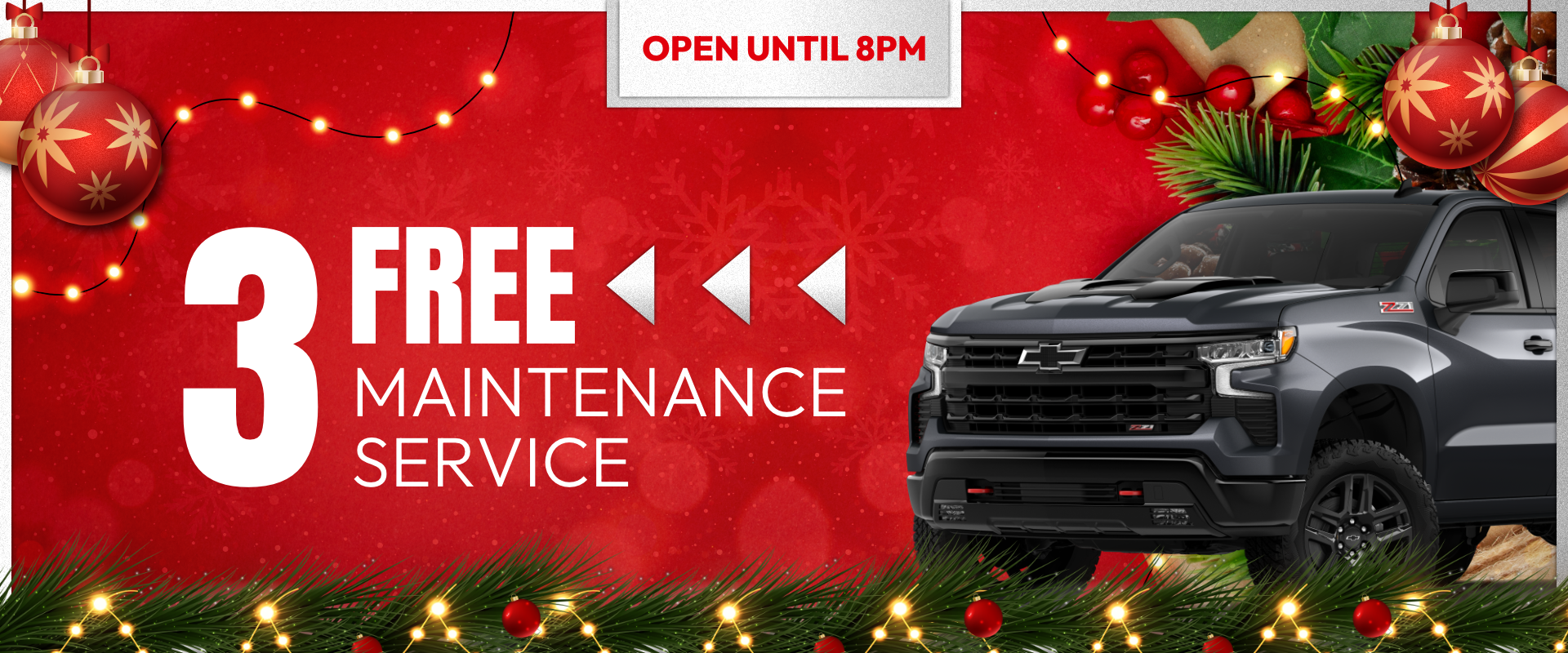 3 Free Maintenance Service